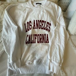 Brandy Melville Los Angeles California Erica Crewneck Sweatshirt